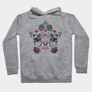 Scandinavian Folklore Dala Horse Hoodie